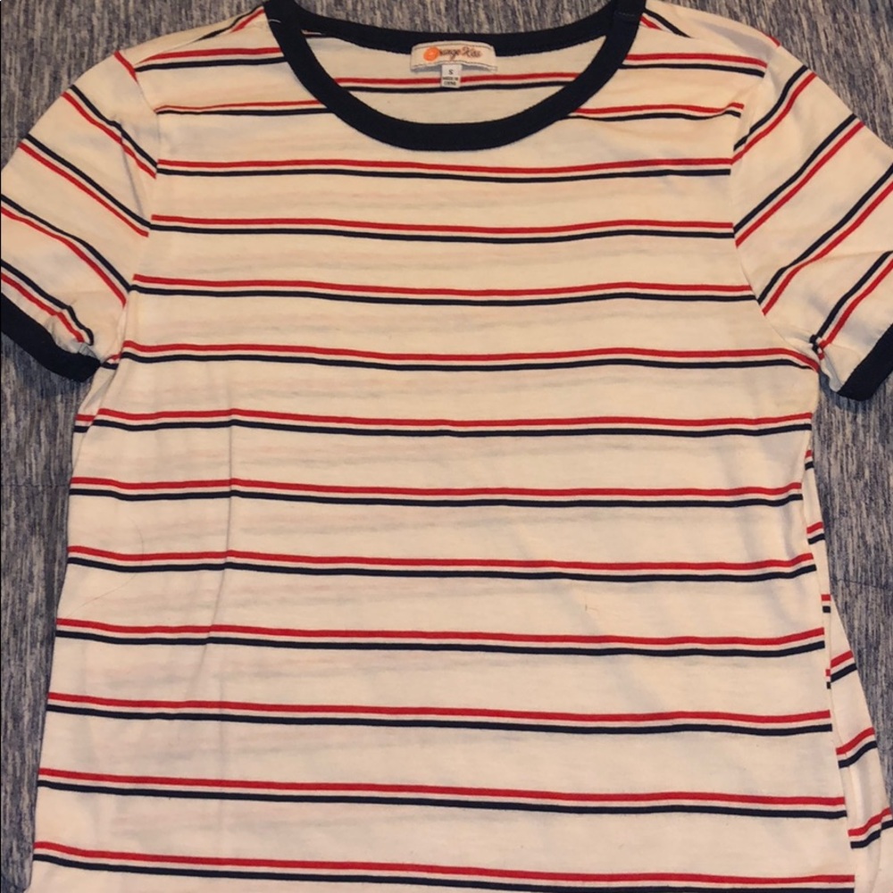 Orange Kiss Crop Top